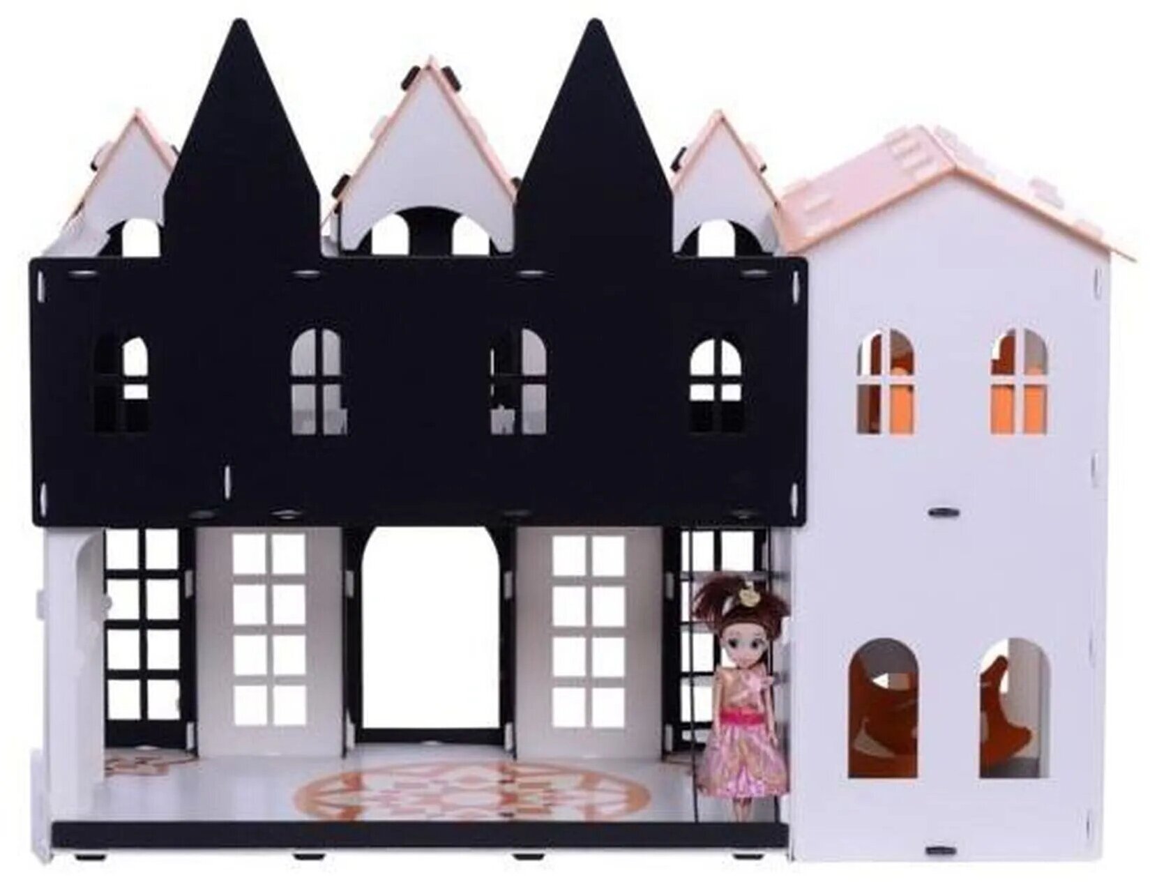 Дом для кукол R&S Замок Джульетта с мебелью - фото №9