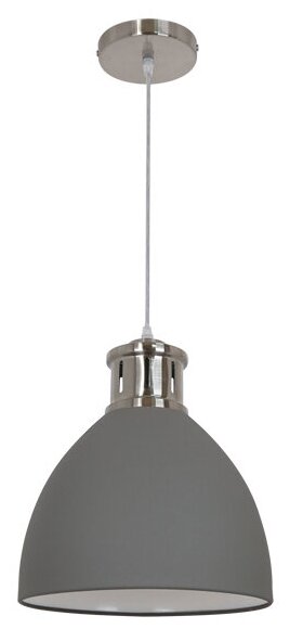 Светильник подвесной Odeon Light Viola 3322/1, E27, 60Вт, кол-во ламп:1шт, Серый