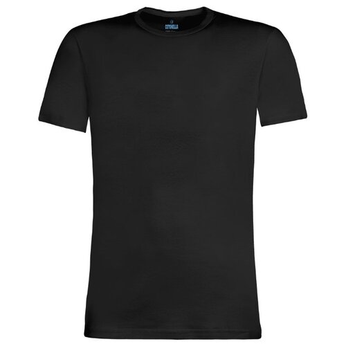фото Cotonella мужская футболка полуприлегающего силуэта, черный, 50