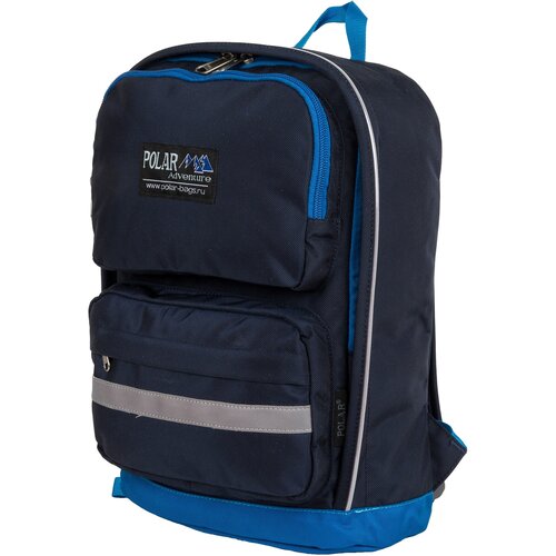 Городской рюкзак POLAR П2303, темно-синий городской рюкзак сумка polar 17198 темно синий