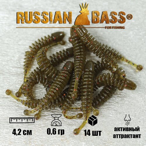 Силиконовые приманки Russian Bass -Лохматый 1,6