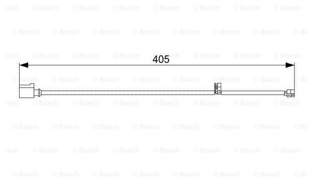Датчик износа тормозных колодок передний Bosch 1987473025 для Porsche Cayenne