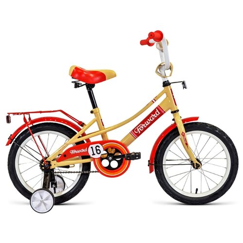 Велосипед 18' Forward Azure 19-20 г, Бежевый/Красный/RBKW0LNH1019 детский велосипед forward azure 18 2021 18 бежево красный