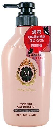 SHISEIDO Кондиционер бессиликоновый увлажняющий Ma Cherie MOISTURE , цветочно-фруктовый аромат, бутылка с дозатором 450 мл.