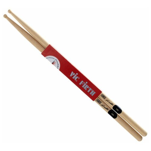 VIC FIRTH SMIL Signature Series Russ Miller Hi-Def барабанные палочки, орех, деревянный наконечник палочки для барабана vic firth sbea2 carter beauford signature series