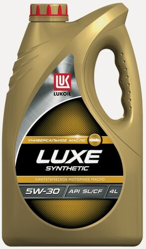 Изображение товара Масло моторное LUKOIL LUXE SYNTHETIC 5W-30, синтетическое, 4 л