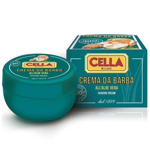 Cella Organic Shaving Cream - Крем для бритья в чаше 150 мл