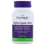 Антиоксидант Natrol Alpha Lipoic Acid 300 mg (50 капсул) - изображение