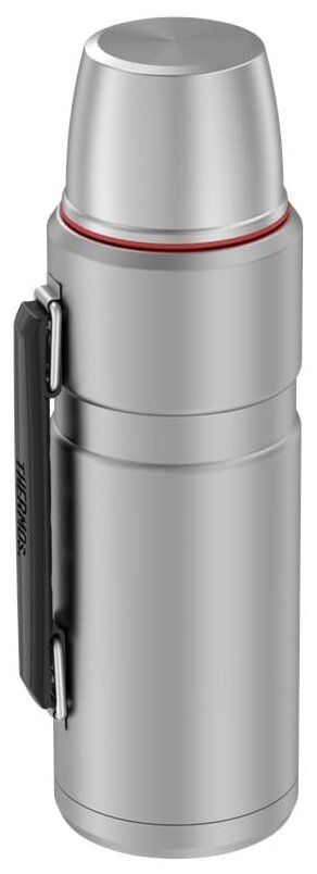 Классический термос Thermos SK-20, 2 л, стальной/красный - фотография № 2