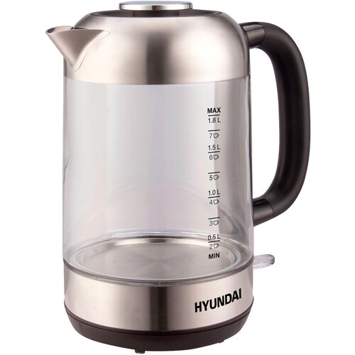 Чайник электрический Hyundai HYK-G4034 черныйпрозрачный 257200₽