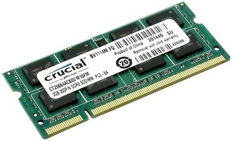 Оперативная память Crucial 2 ГБ DDR2 800 МГц SODIMM CL6 CT25664AC800