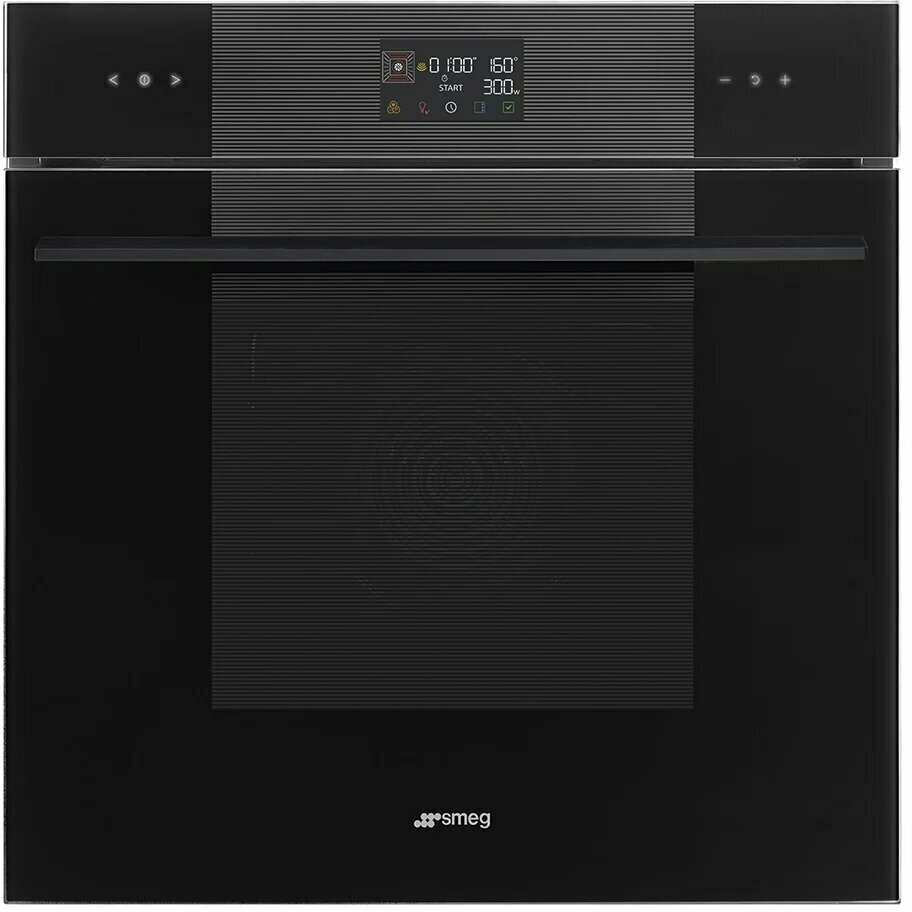 Электрический духовой шкаф 59,7 см Smeg Linea SO6102M2B3 черный