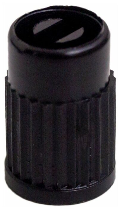 Колпачки на шинный вентиль, черные, пластик (60 шт.) AVC-60-02