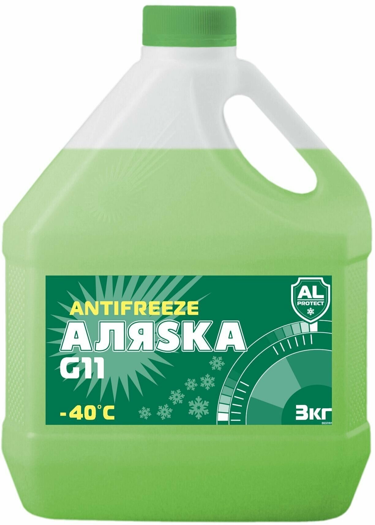 Антифриз Аляsка зеленый А-40 G11, 3 кг