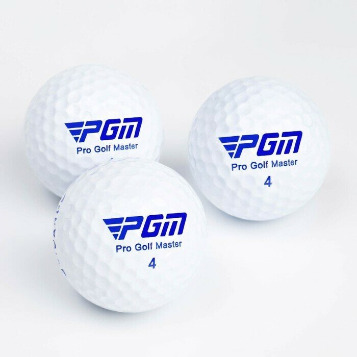 Мячи для гольфа Soft Feel PGM, двухкомпонентные - фотография № 3