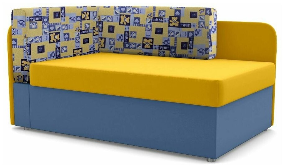 Малый диван "Компакт" левый фокус- мебельная фабрика 135х83х61 см Вариант 4
