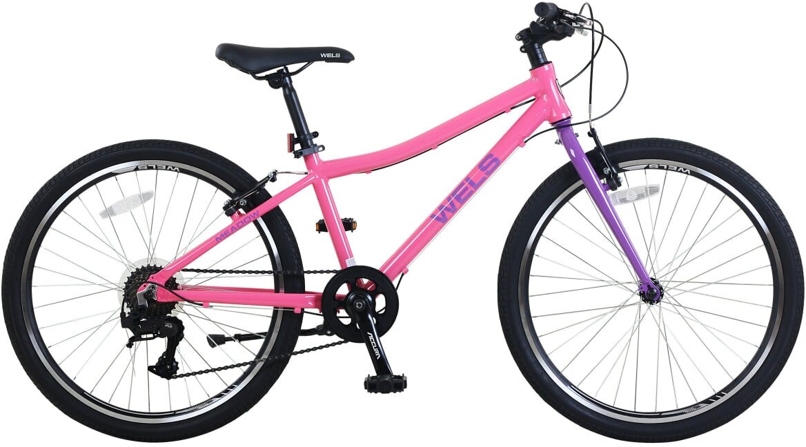 Велосипед Wels Meadow 24 (24", рост. 13.5", розовый, 7 ск, 2023)