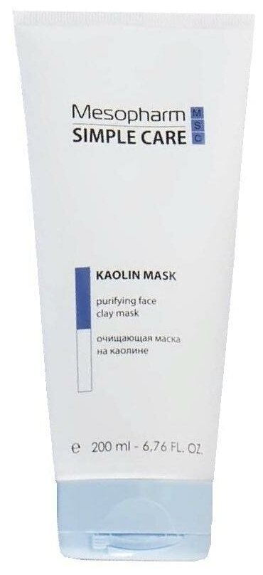 Mesopharm Маска очищающая Simple Care Kaolin Mask, 200 мл