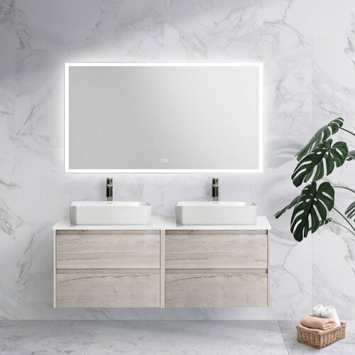 BelBagno Мебель для ванной KRAFT-1200 со столешницей Rovere Galifax Bianco