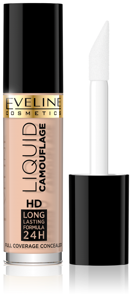 Консилер для лица Eveline Liquid Camouflage тон 04 light, 5мл