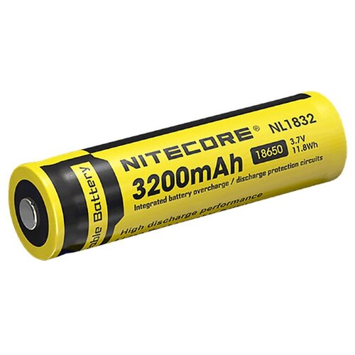 Аккумулятор Nitecore NL1832 18650 Li-ion 3.7v 3200mA аккумулятор nitecore nl1823 18650 li 3 7v 2300ma