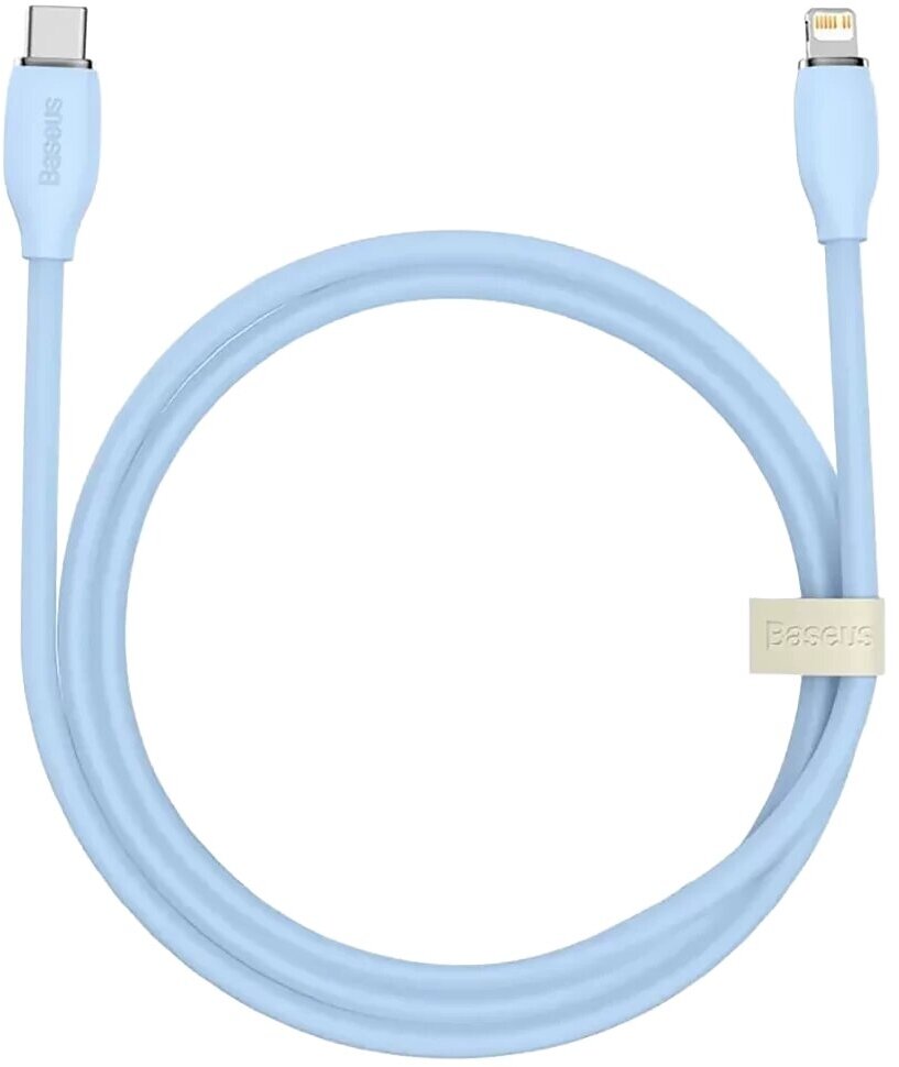 фото Кабель Baseus Jelly Liquid Type-C - Lightning 20W 2м Синий CAGD020103