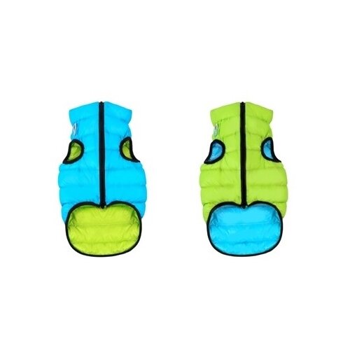 фото Airyvest курточка двухсторонняя эйривест, размер m 47, салатово-голубая. спина: 69-72см, объем груди: 44-47см