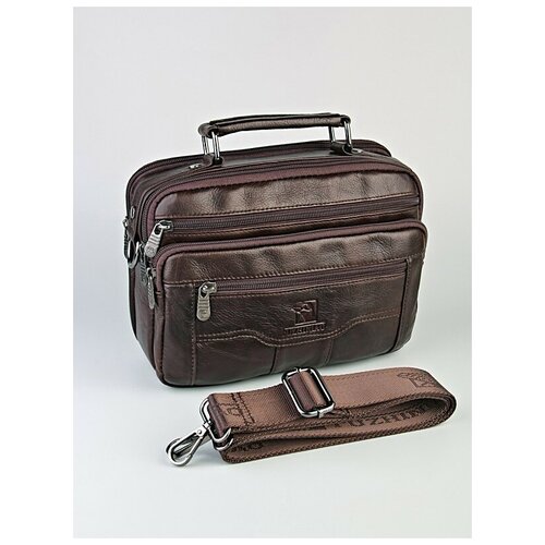 фото Сумка барсетка , коричневый adafman