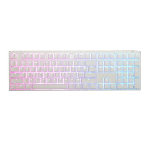 Клавиатура Ducky One 3 Fullsize RGB Pure White Cherry MX Blue Switch (RU Layout)