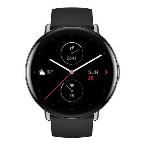 Умные часы Zepp E Circle (фторкаучук) 42mm Onyx Black