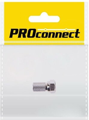 Разъем F, для кабелей SAT, с резиновым уплотнителем, PROconnect {05-4005-4-7} (1 шт)