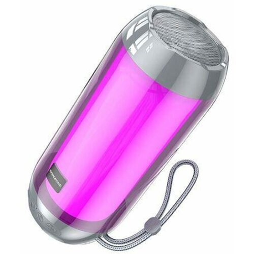 Колонка Borofone BR25 Crazy sound colorful luminous серая 203600₽