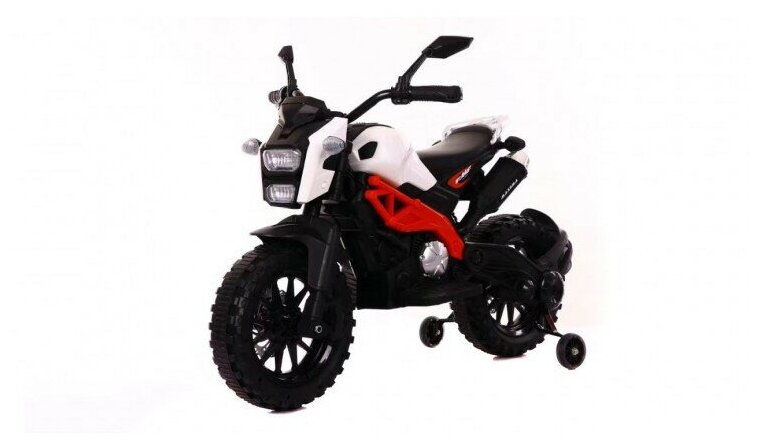 Детский электромобиль мотоцикл Jiajia DLS01-RED-WHITE