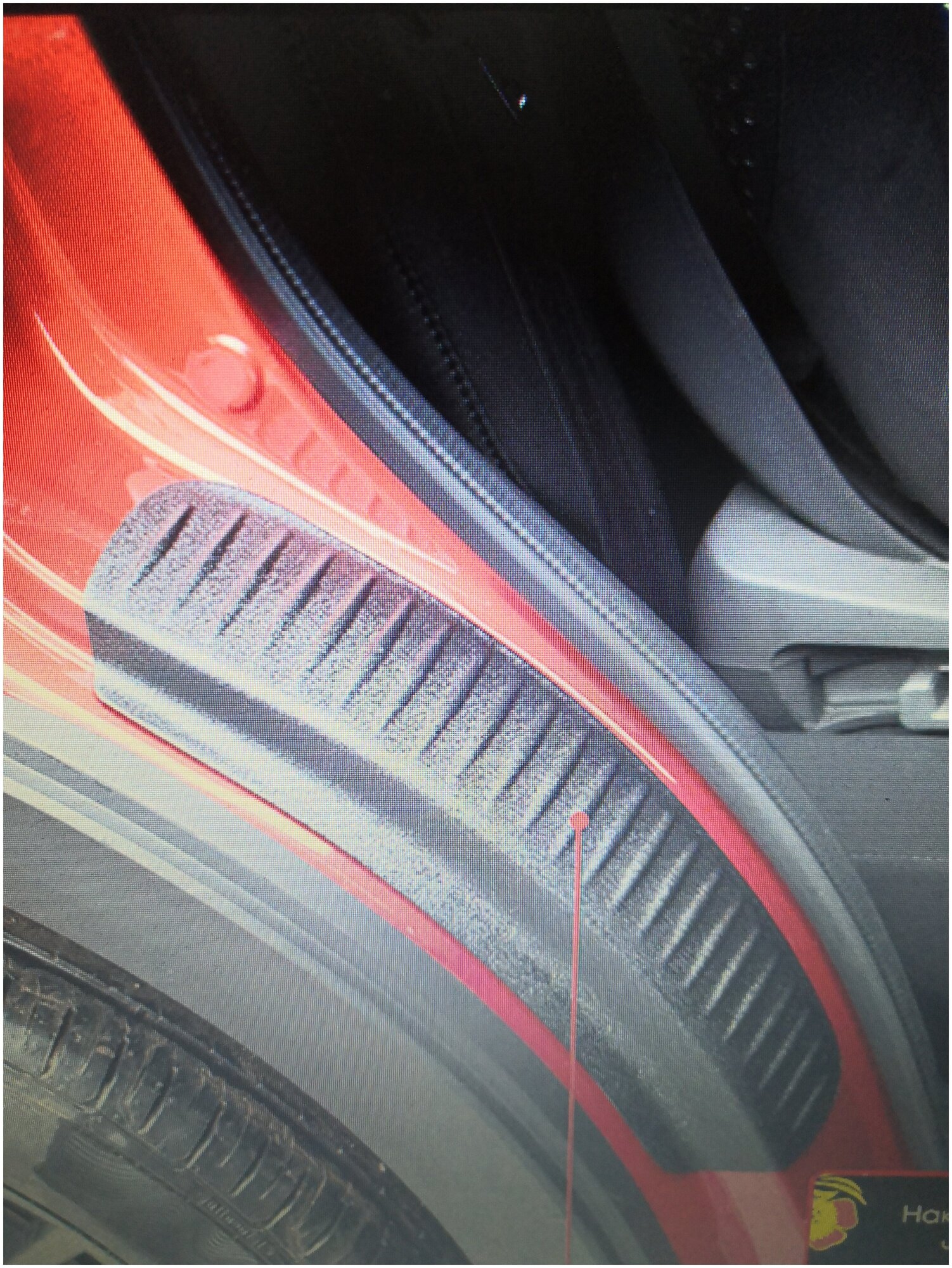 Накладки на внутренние части задних арок со скотчем 3М Mazda CX-5 2017-