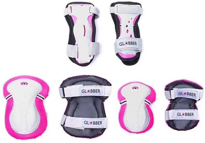 Комплект защиты Globber Protective Junior Set XS (25-50KG) Розовый