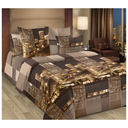 фото Постельное белье «сити 4», бязь (евро), простыня на резинке текс-дизайн