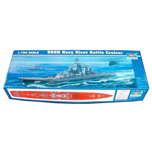 Сборная модель Trumpeter USSR Navy Kirov Battle Cruiser (05707) 1:700 сборная модель trumpeter french battleship richelieu 1943 05750 1 700