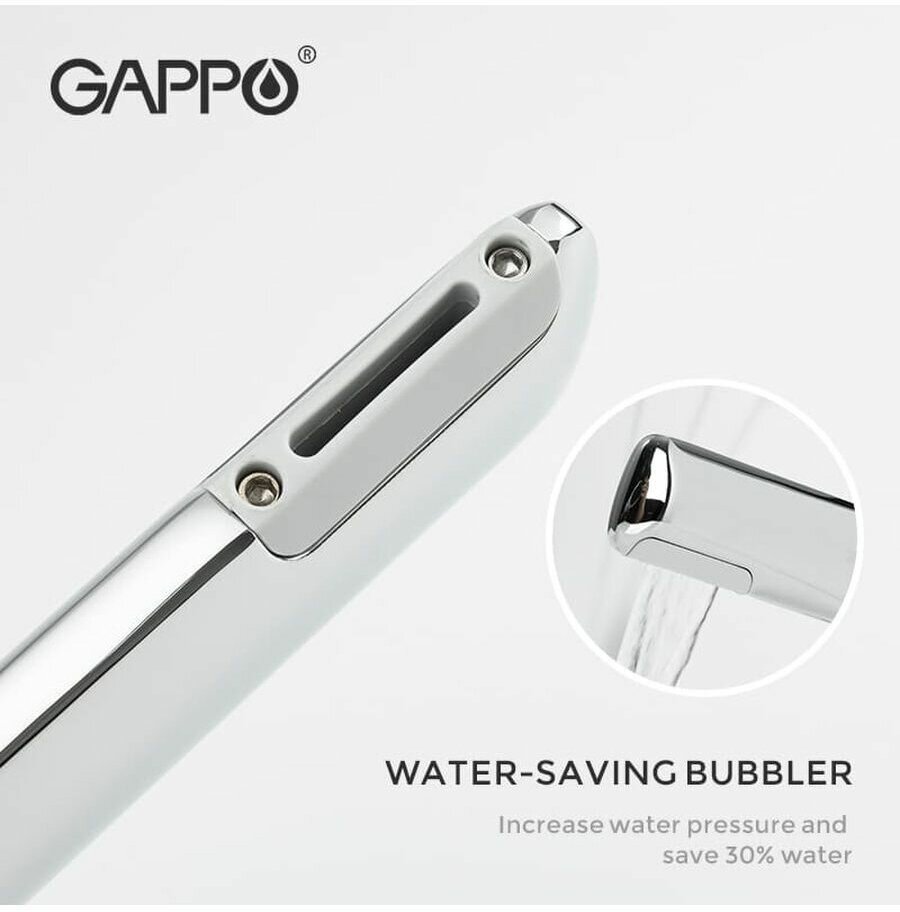 Смеситель для раковины Gappo G1052-80 - фотография № 4