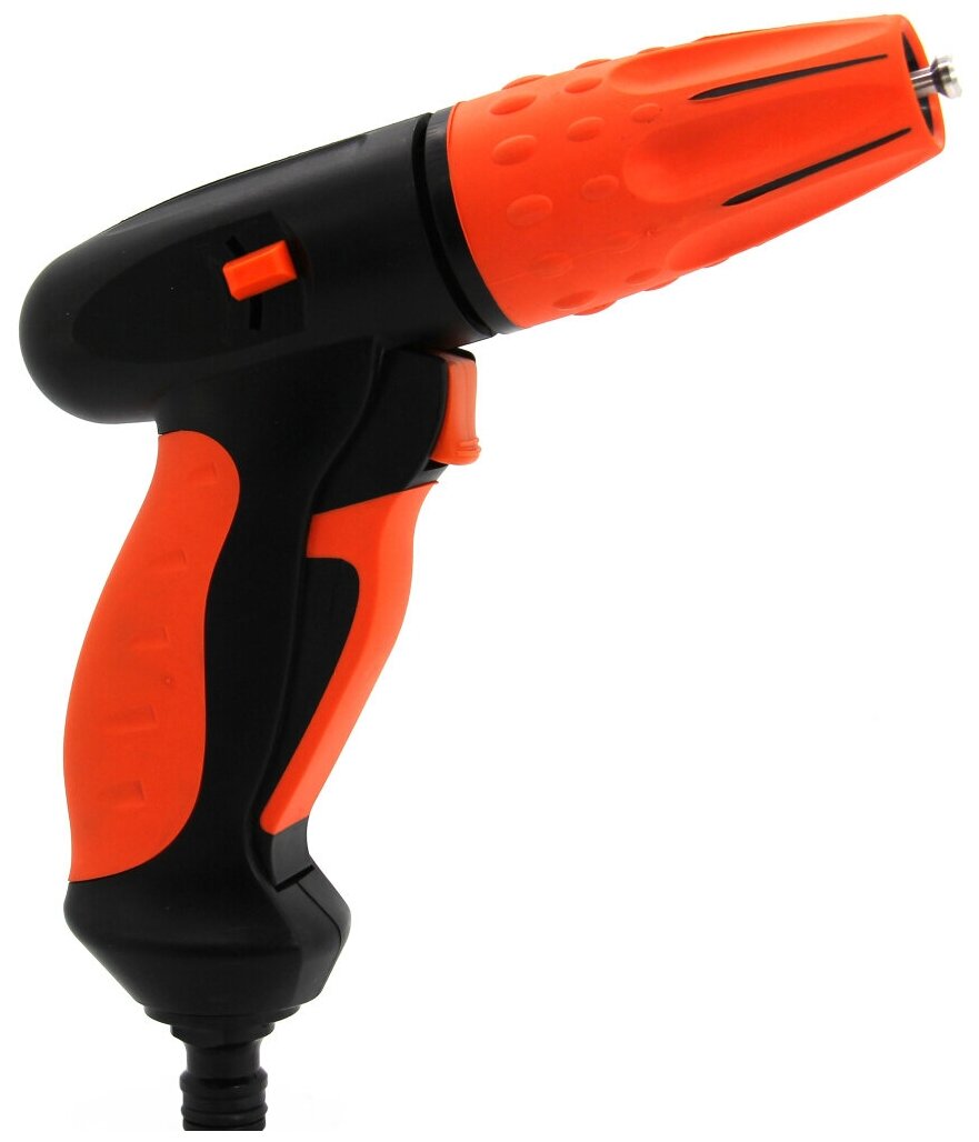 Пистолет-распылитель "Aquapulse" пластиковый регулируемый оранжевый