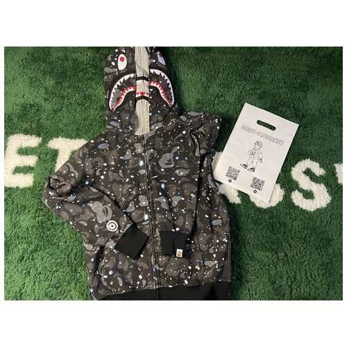 Bape Double Zip Shark Space Camo