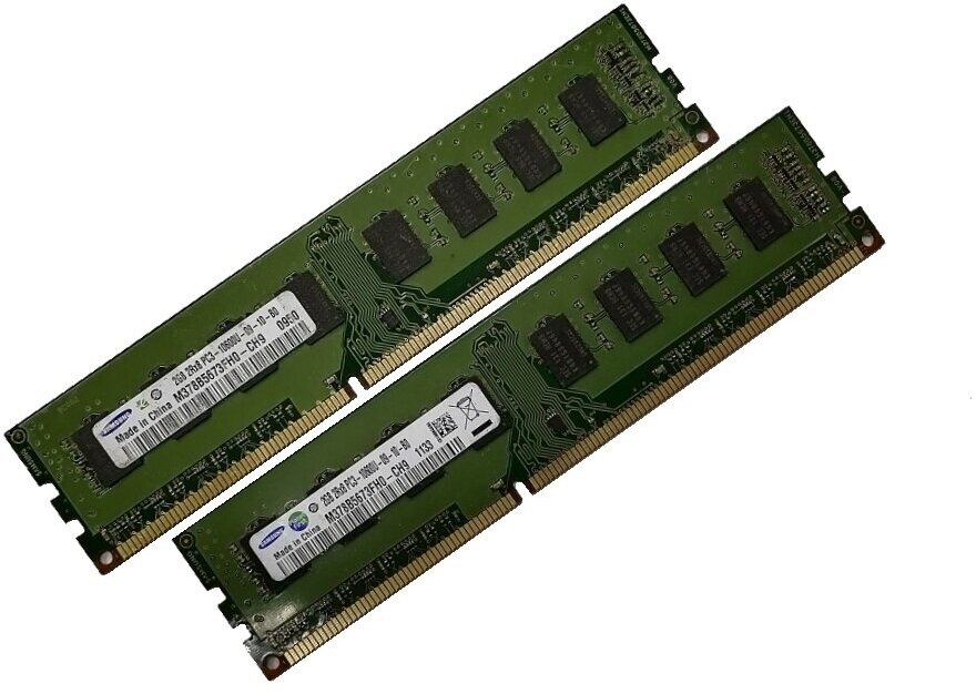 Оперативная память Samsung (2 ГБ x 2 шт.) DDR3 1333 МГц DIMM CL9