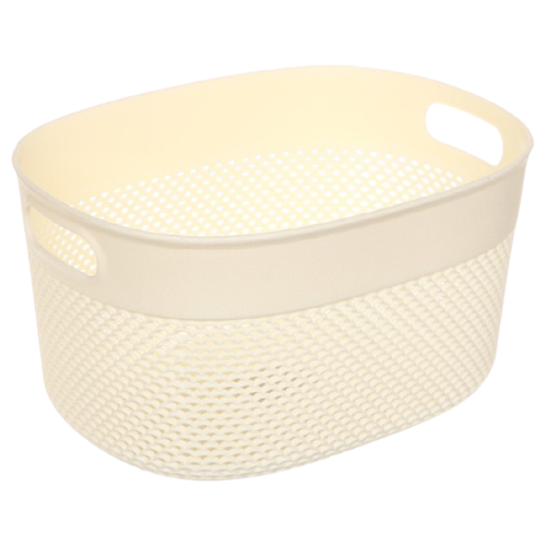 фото Florento корзина стайл 23х12х17 см слоновая кость