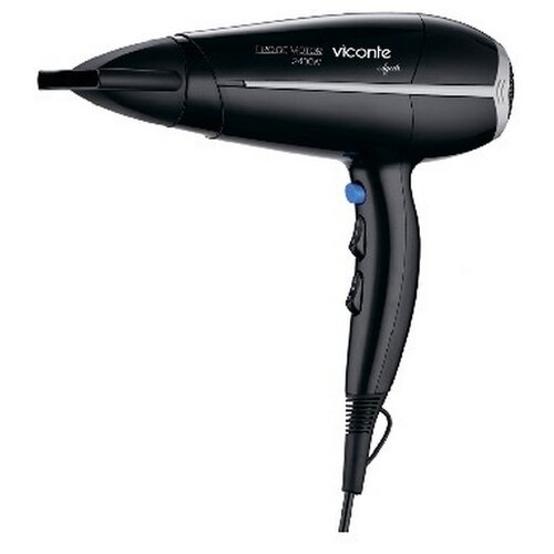Фен VICONTE VC-3750 черный с серым 170200₽