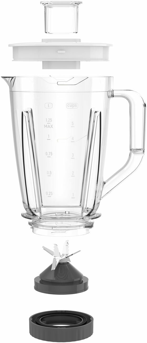 Блендер стационарный Moulinex Blendforce 2 LM42Q110, белый/серый