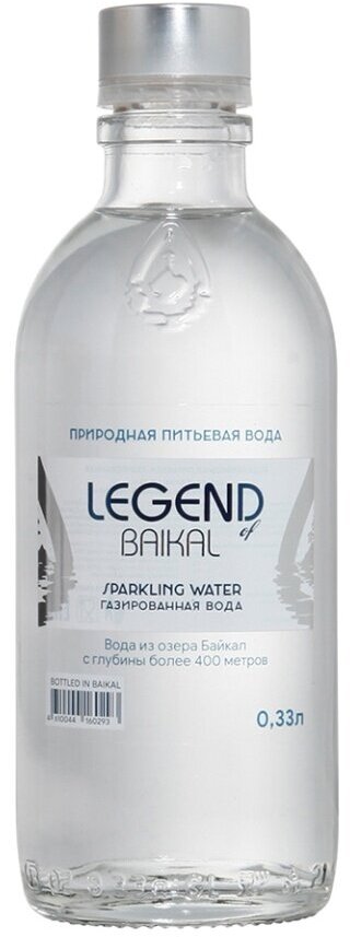 Вода питьевая «Legend of Baikal», газированная, 0,33 л, пластик - фотография № 2