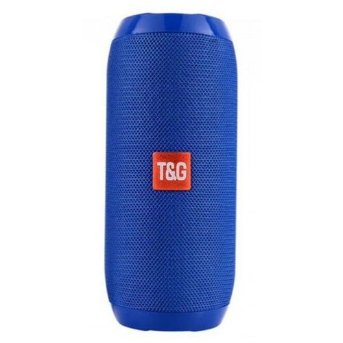 фото Портативная колонка t&g- 117 (синяя)