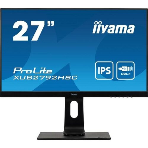 Монитор Iiyama 27 ProLite XUB2792HSC-B1 черный IPS LED 169 HDMI MM матовая HAS Piv 250cd 178гр178гр 1920x1080 75Hz DP FHD USB 68кг 2580800₽