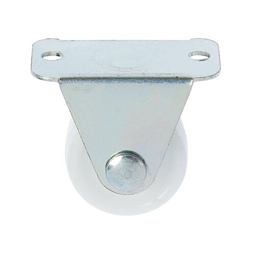 Ролик откатной тундра d25 мм цвет белый 1 шт 390₽