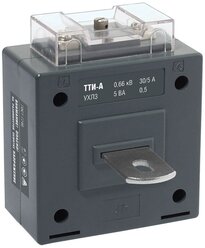 трансформатор тока 600/5 класс точности 0,5 ТТИ-А (с шиной) 5 ВА (ITT10-2-05-0600) IEK