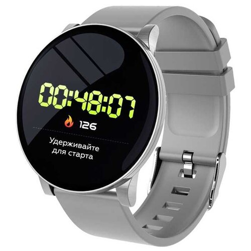 Умные часы Smarterra SmartLife UNO Серебрянные 2 ремешка металлический силикон 186500₽